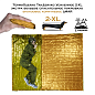 ТермоОдеяло ТакДеялко Усиленное 2-XL (экстра большое спасательное покрывало) бронзовое коричневое L-MAR