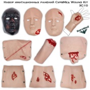 Набор носимых имитационных ранений СурвМед ФальшРана мод.Rezin Wound Kit XC-10