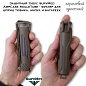 Защитный тубус SurvMed AmpCase MolleTube (коричневый) футляр для шприц тюбика и ампул и батареек