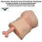 Тренажер манекен для отработки приемов коникотомии и крикотиротомии SM ФальшРана Cricothyrotomy-Neck-manik (с нижней половиной головы и всей шеей)