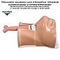 Тренажер манекен для отработки приемов коникотомии и крикотиротомии SM ФальшРана Cricothyrotomy-Neck-manik (с нижней половиной головы и всей шеей)